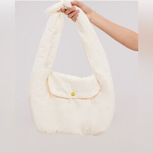 Samii Ryan Smiley Nylon Bag (Cream) - Like New